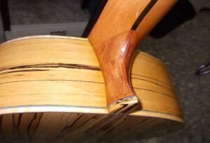 guitarra flamenca de luthier de madera de haya